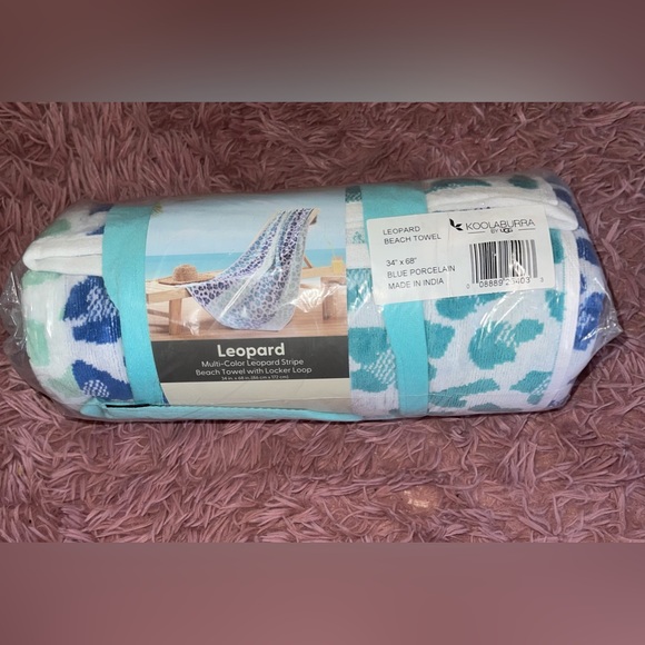 Koolaburra Bath Kookaburra By Ugg Leopard Beach Towel Poshmark